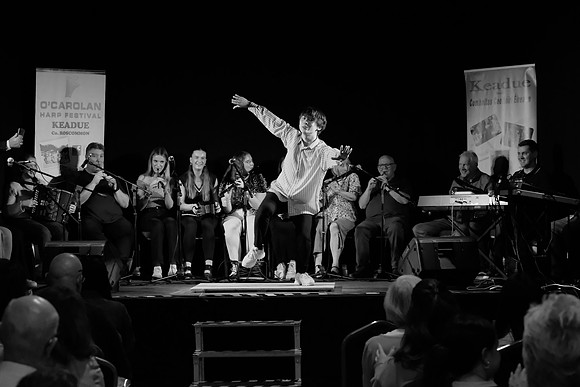 0262 O'Carolan Harp Festival 5thAugust Door Dancing