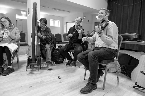 2 Carolan Collective teaching workshop Keadue 5th June_