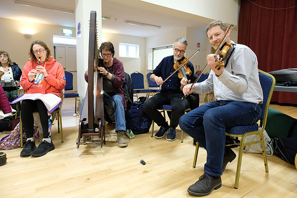 1 Carolan Collective teaching workshop Keadue 5th June_