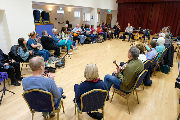 7 Carolan Collective teaching workshop Keadue 5th June_