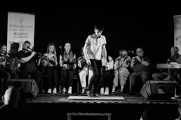 0134 O'Carolan Harp Festival 5thAugust Door Dancing