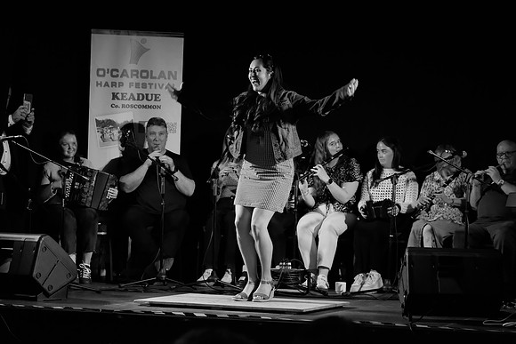 0248 O'Carolan Harp Festival 5thAugust Door Dancing