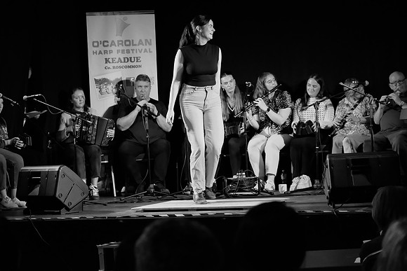 0236 O'Carolan Harp Festival 5thAugust Door Dancing