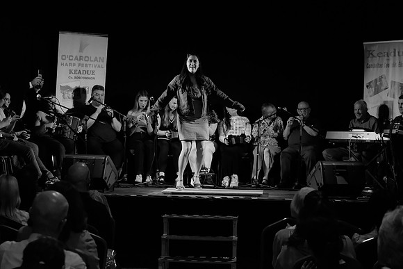 0245 O'Carolan Harp Festival 5thAugust Door Dancing