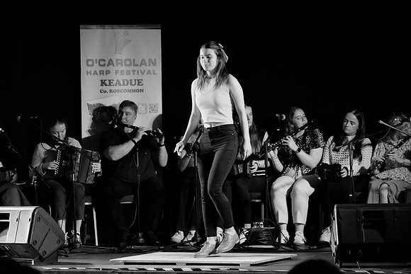 0039 O'Carolan Harp Festival 5thAugust Door Dancing