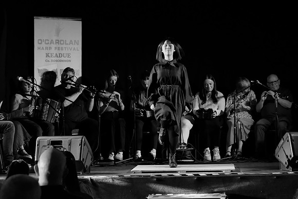 0048 O'Carolan Harp Festival 5thAugust Door Dancing