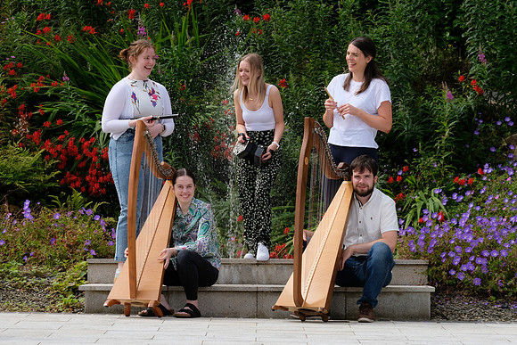 BR Leanne Hennessy, Rachel Noone, Niamh Boyle FR Emma Benson, Fiachra Guihen