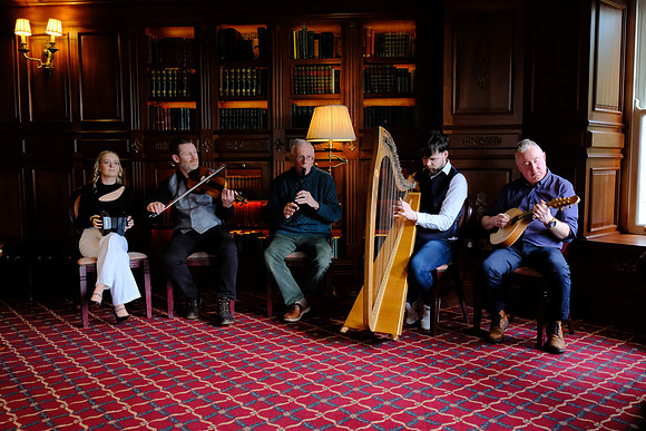 Rachel Noone ,Mossie Martin,Gian Costello, Fiachra Guihen,Aiden Beirne in Kilronan Castle